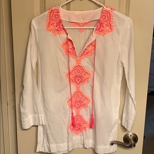 Lilly Pulitzer Embroidered Top
